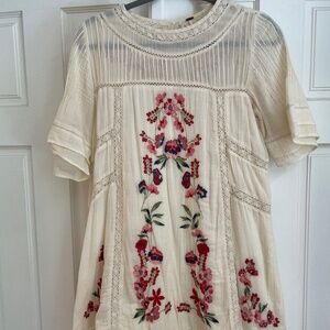 Free People Embroidered Dress